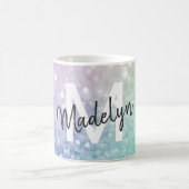 Pastel Glitter Bokeh BackgroundGlam Elegant Glitte Coffee Mug (Center)