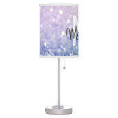 Pastel Glitter Bokeh BackgroundGlam Elegant Glitte Table Lamp (Left)