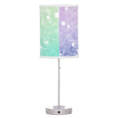Pastel Glitter Bokeh BackgroundGlam Elegant Glitte Table Lamp (Back)