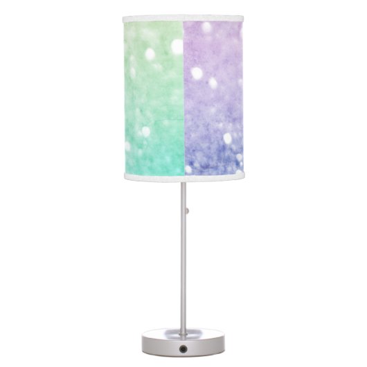 Pastel Glitter Bokeh BackgroundGlam Elegant Glitte Table Lamp (Back)
