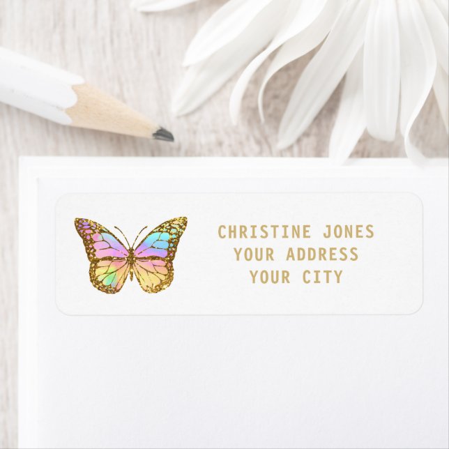 pastel glitter butterfly label (Insitu)