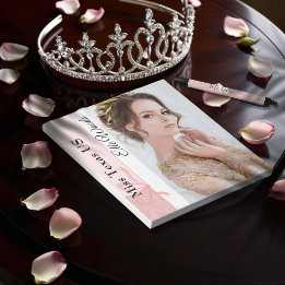 Pastel Glitter Custom Autograph Pad