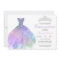 Pastel Glitter Mermaid Unicorn Rainbow Quinceañera