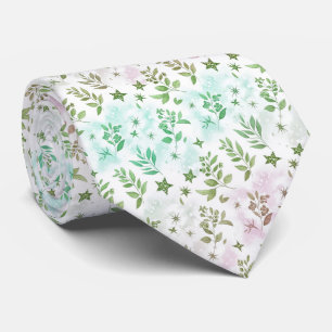 Pastel Glitter Ombre Rainbow Color  Pattern  Neck Tie