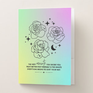 Pastel Glow Up Folder