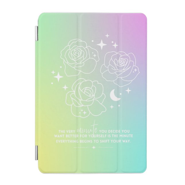 Pastel Glow-Up iPad Smart Cover (Front)