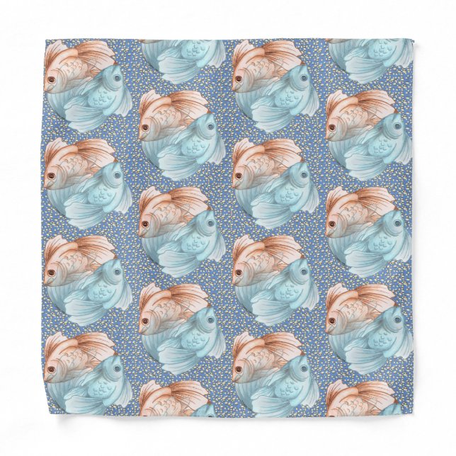 Pastel Goldfish Bandana (Front)