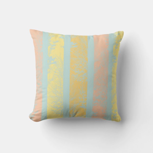 Pastel Goodies Throw Pillow (Front)