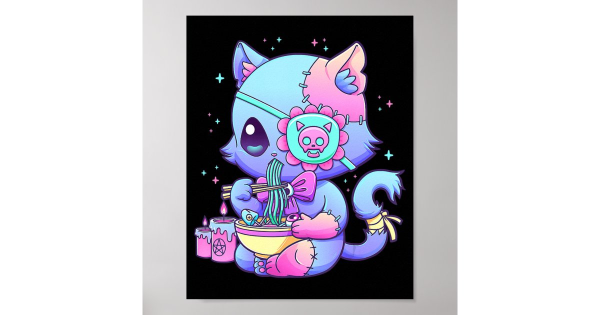 Space Axolotl Kawaii/Vaporwave Aesthetic/Pastel Goth Pink/Japanese