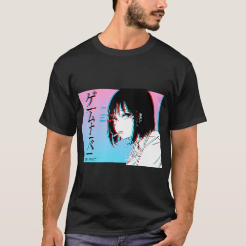 Pastel Goth anime vaporwave aesthetic style T_Shir T_Shirt