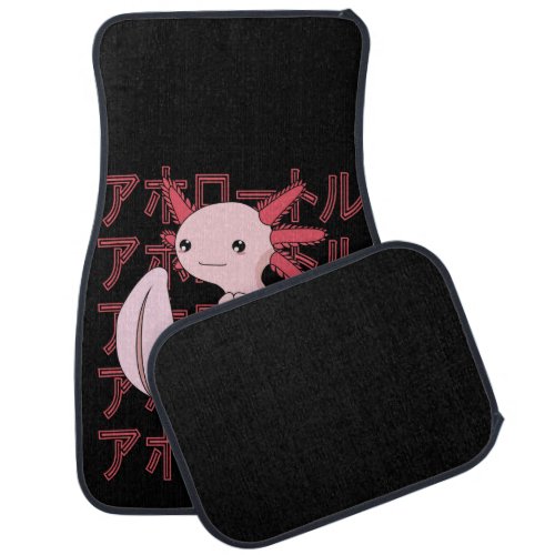 Pastel Goth Axolotl Kawaii Japanese Aesthetic Gift Car Floor Mat