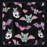Pastel Goth Bat Lover Halloween Bandana<br><div class="desc">Pastel goth bat lover Halloween design.</div>