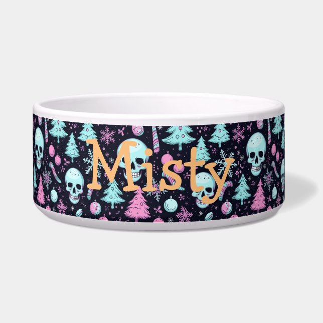 Pastel Goth Christmas Bowl (Front)