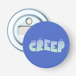 Pastel Goth Creep Monster Creepy Letters Bottle Opener