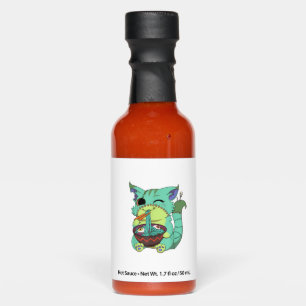 Pastel Goth Creepy Anime Ramen Cat Halloween T-Shi Hot Sauces