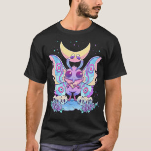 Pastel Goth Cute Creepy Mothman Monster Occult Wi T-Shirt