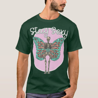 Pastel Goth Dark Academia Aesthetic Indie Butterfl T-Shirt