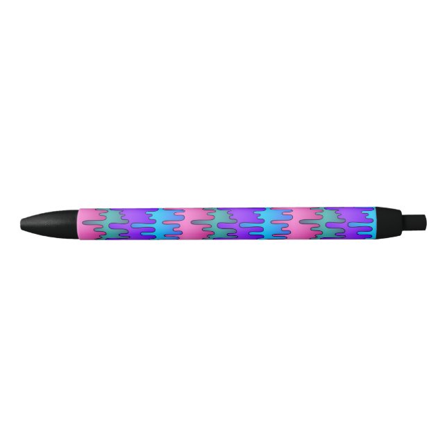 Pastel Goth Emo Scene Drippy Pattern Pen (Front)
