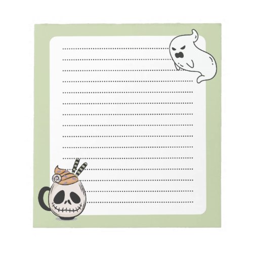 Pastel Goth Ghoul  Ghost Notepad