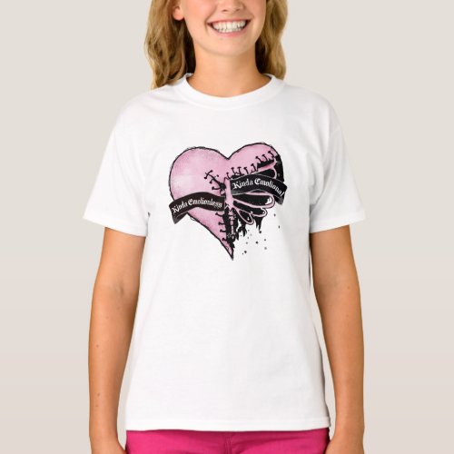 Pastel Goth Heart  Emotional and Emotionless T_Shirt