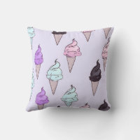 Kawaii Cute Pastel Goth Moon Throw Pillow, Zazzle