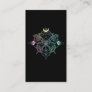 Pastel Goth Moon Gothic Wicca Crescent Butterfly Business Card