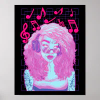 Pastel Goth Music Lover Poster | Zazzle