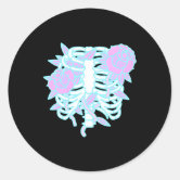 Ribcage Pastel Goth Kawaii - Pastel Goth - Sticker