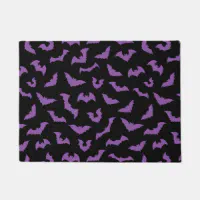 Pastel goth pink bats spooky Bath Mat by GriffyPrints