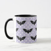 Pastel Goth Spooky Cute Mug Bats Kawaii Fairy Kei (Left)