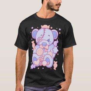 Pastel Goth Teddy Bear Esthetic Goth T-Shirt