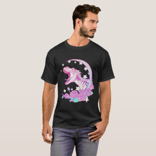 Pastel Goth Trex TShirt - Vaporwave Aesthetic