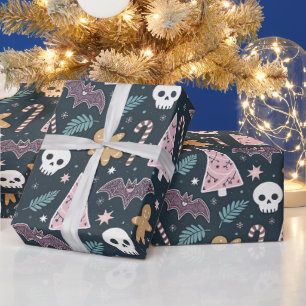 Pastel Gothic Christmas Wrapping Paper