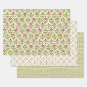 Pastel Gothic Revival Wrapping Paper Sheets