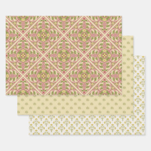 Pastel Gothic Revival Wrapping Paper Sheets