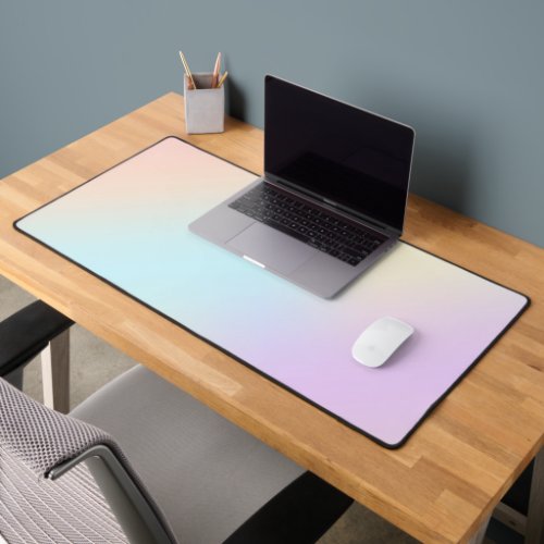 Pastel Gradient Abstract Desk Mat