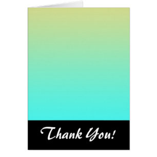 Pastel Gradient Background Turquoise Yellow Cards