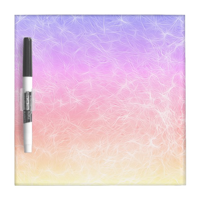 Pastel Gradient Design Dry Erase Board (Front)