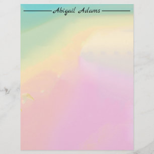 Pastel Gradient Letterhead