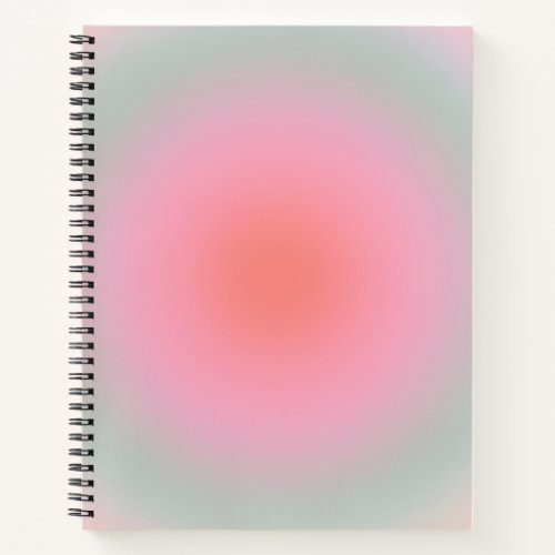 Pastel Gradient Minimalist Aura Notebook