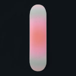 Pastel Gradient Minimalist Aura Skateboard<br><div class="desc">Gradient design - aura effect – pastel colors: blush pink,  beige,  green,  orange gradient.</div>