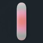Pastel Gradient Minimalist Aura Skateboard<br><div class="desc">Gradient design - aura effect – pastel colors: blush pink,  beige,  green,  orange gradient.</div>