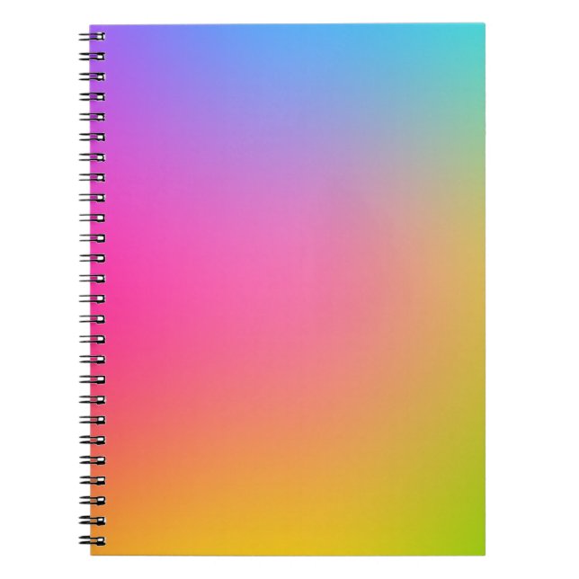 Pastel Gradient Notebook (Front)