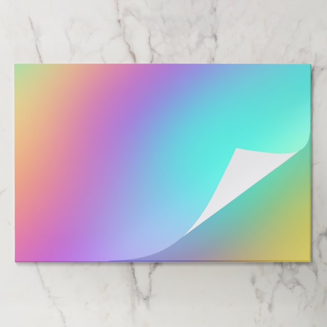 Pastel Gradient Paper Pad (Folded)