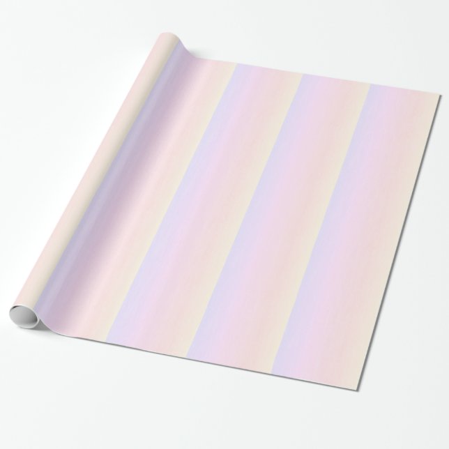 Pastel Gradient Wrapping Paper (Unrolled)