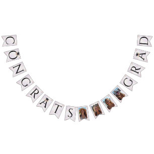 Pastel Graduate 4 photos Congrats Grad Bunting Flags