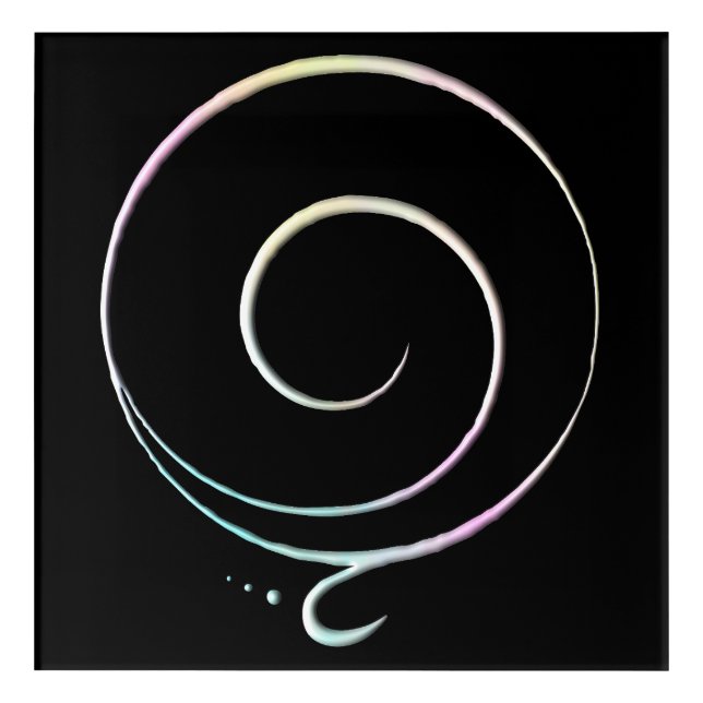 Pastel Gratitude  Acrylic Print (Front)