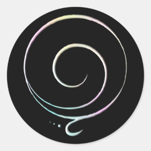 Pastel Gratitude  Classic Round Sticker