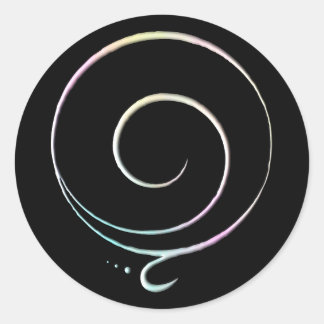 Pastel Gratitude  Classic Round Sticker