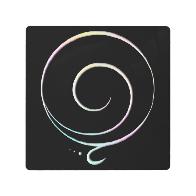 Pastel Gratitude  Metal Print (Front)